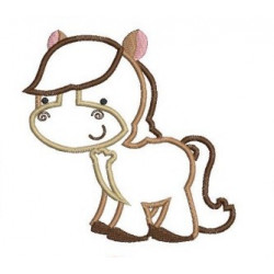 Stickdatei - Pferd Silhouette 1